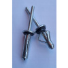 Oceľové nity 6.4 x 23 mm hrubé, priemyselné, vzduchotesné!