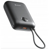 SWISSTEN Powerbanka POWER BANK VOLTBOX 35W 30000 mAh S INTEGROVANÝMI KÁBLAMI USB-C A LIGHTNING ČIERNA 22013938