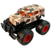 Vojenský monster truck na zotrvačník 14 cm