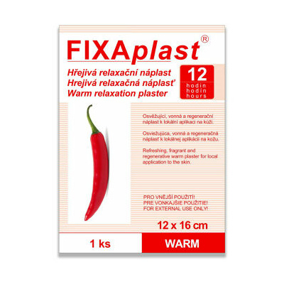 Fixaplast Náplast WARM HREJIVÁ 12x16cm 1 ks