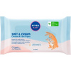 Nivea Vlhčené čistiace a ošetrujúce utierky Soft & Cream, 57 ks