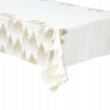 Vianočný obrus biely zlatý vianočný stromček 140 x 360 cm (Vianočný obrus biely zlatý vianočný stromček 140 x 360 cm)