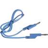 VOLTCRAFT merací kábel [lamelový zástrčka 4 mm - lamelový zástrčka 4 mm] 1.00 m modrá 1 ks; VC-11529415
