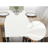 Biante Zamatový behúň na stôl Velvet Brick SVB-202 Smotanovo biely 35x140 cm