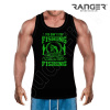 Pánske tielko RANGER® - motív Rybárčenie 03 XL Zelená