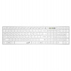 Genius Slimstar 126 Klávesnice, drátová, CZ+SK layout, Copilot klávesa, USB,tenká, bílá (31310017427)