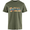 FJÄLLRÄVEN Multicolor Logo T-shirt M, Laurel Green - XL