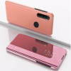 Knižkové puzdro Electroplating Mirror na Motorola Moto G8 Power - zlatoružová