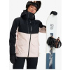Roxy Gore-Tex Stretch Purelines Pink Salt Dámska Snovbordová Bunda Veľkosť S