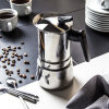 Oceľový tlakový kávovar PEDRINI STEEL MOKA - kafetiera pre 6 šálok espresso (6 tz)