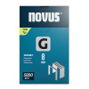 NOVUS tenké, ploché drôtené sponky typ G, 11/8 mm, 5000 ks