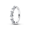 PANDORA stříbrný prsten s mašličkama 52 194233C01-52