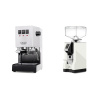 Gaggia New Classic E24, white + Eureka Mignon Bravo, CR white