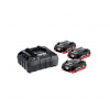 Metabo - Súprava 4A nabíjačky a 3x aku 18 V LiHD 4,0 Ah 685132000