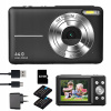 VODOTESNÝ DIGITÁLNY PODVODNÝ FOTOAPARÁT PRE DETI 48MP HD 4K 16X 32GB
