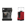 Ascaso Steel DUO PID, Black&Wood + Eureka Mignon Silenzio, BL ferrari red