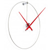 Designové nástěnné hodiny Nomon New Anda L red 100cm