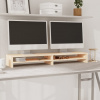 vidaXL Stojan na monitor 100x24x13 cm masívna borovica - Hnedá - 75992-30584