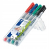Staedtler Lumocolor 311 univerzálny popisovač 0,4 mm 4 ks v boxe nepermanentný