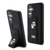 Karl Lagerfeld Saffiano Grip Stand Metal Logo Samsung Galaxy S24 čierne