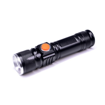 Solight LED vreckové nabíjacie svietidlo, 3W, 200l, USB, Li-ion