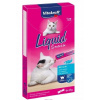 Vitakraft Cat Liquid-snack s lososem + omega 3 6 x 15 g