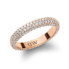 Daniel Wellington Trblietavý bronzový prsteň s kryštálmi Pavé DW0040062
