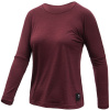 SENSOR MERINO AIR traveller dámské triko dl.rukáv port red - S