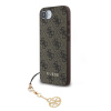 Zadný kryt Guess 4G Charm pre iPhone 16e Tone on Tone Brown