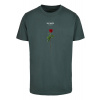 Lost Youth Rose Tee - bottlegreen M