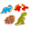 Bigjigs Toys Dřevěné puzzle dinosauři