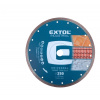 EXTOL INDUSTRIAL 8703047 kotouč diamantový řezný, turbo Thin Cut, suché i mokré řezání, O 250x25,4x2mm