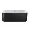 Duravit Happy D.2 Plus - Voľne stojaca vaňa, 180x80 cm, biela/graphit super matt 700451800000000