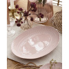 Servírovací tanier Ćmielów Sofia LB07 ružový 34 cm