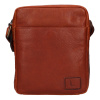 Lagen pánská kožená crossbody taška 290602 COGNAC