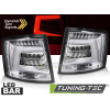 LED BAR zadné svetlá CHROME pre SKODA OCTAVIA III 12-20 SW OEM ŽIAROVKY