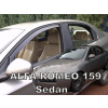 Deflektory - protiprievanové plexi Alfa Romeo 159 4D Sedan od 2011 (+zadné)