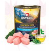 ONTARIO 800G PAŠTÉTA PRE ŠTEŇATÁ KURACIE MÄSO SO SPIRULINOU
