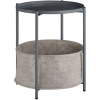 tectake 404191 odkladací stolík canterbury 45,5x45,5x53cm - tmavě šedá