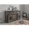 Bighome - IRON Príborník Mango 150x45x90 sivý, lakovaný
