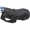 Outdoorový kabátik ROUEN 2v1, strih buldog, čierna/modrá S:36cm, hruď:42-72cm, krk:44-50cm