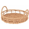 Kôš, košík - Univerzálny kôš plastový odtieň hnedých (Boho patera košík 28 cm)