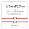 Náramky Mama & Dcéra 10 Set náramkov: Striebro - mama + 2 dcéry