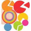 Goki puzzle kruh zlomky
