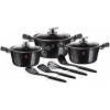 BERLINGERHAUS BERLINGERHAUS Sada riadu s mramorovým povrchom 10 ks Carbon PRO Line BH-6919 (BH-6919)