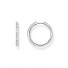 Thomas Sabo CR673-051-14 Silver Hoop Earrings Pavé Silver 20,0 mm