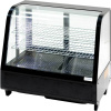 Černá chladící výstavní vitrina 100 l s LED osvětlením | STALGAST, 852104 černý