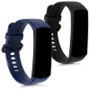 Silikónový remienok Honor Band 4 / Honor Band 5 – sada 2ks (čierna,modrá)
