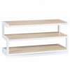 Hi-Fi stolek / Norstone:Esse AV / White / OAK