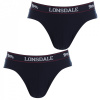 Lonsdale Pánske Slipy 2 Pack Modré Modrá S